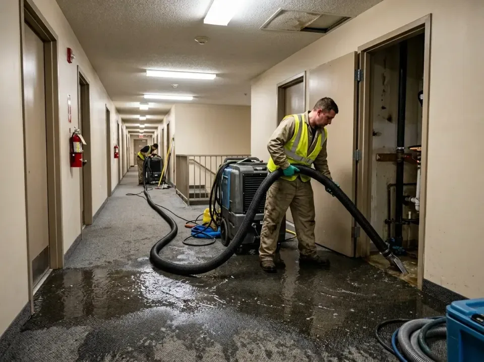 multi-unit-apartment-hallway-f-005 — frequently asked questions, Emergency Burst Pipe Water Extraction & Removal in San Jaci…